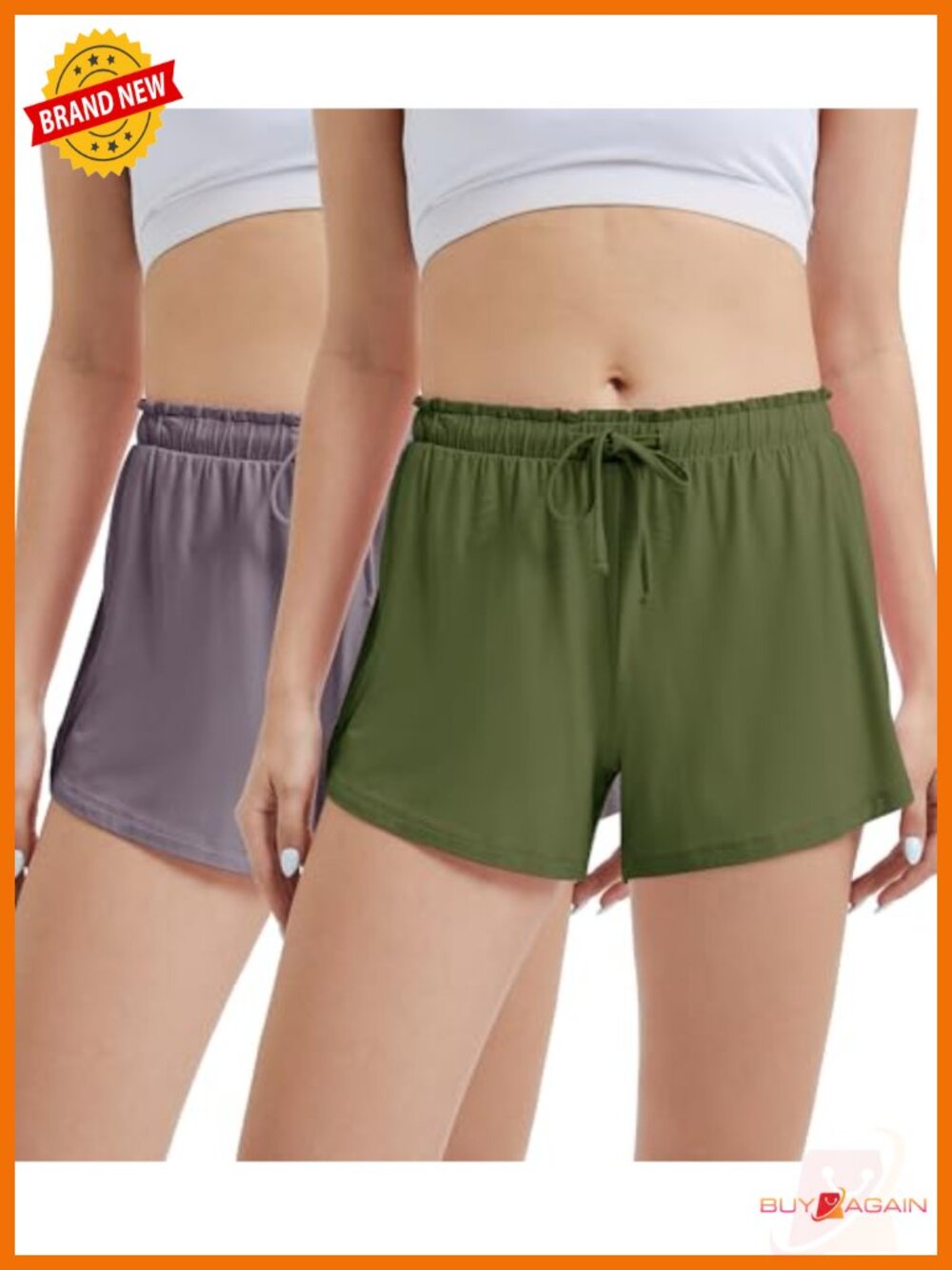 Women's Bamboo Viscose Pajama Shorts Soft Sleep Bottoms Lounge Boxers